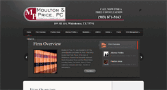 Desktop Screenshot of moultonprice.com